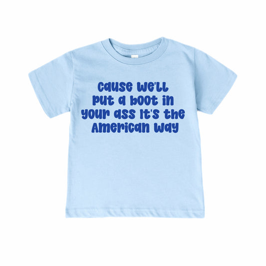 TEE - BLUE AMERICAN WAY