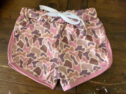 READY TO SHIP SHORTS - PINK CAMO