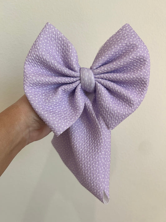 BABY REGULAR- PURPLE DITZY DOTS