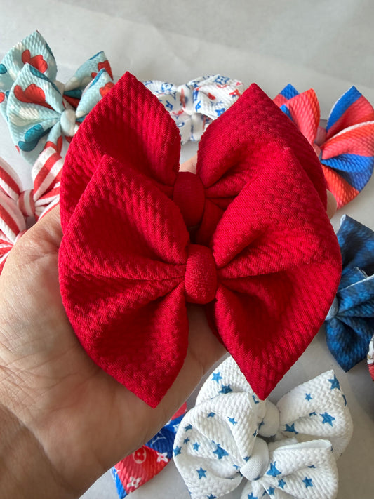 4TH OF JULY PIGGIES - SOLID RED