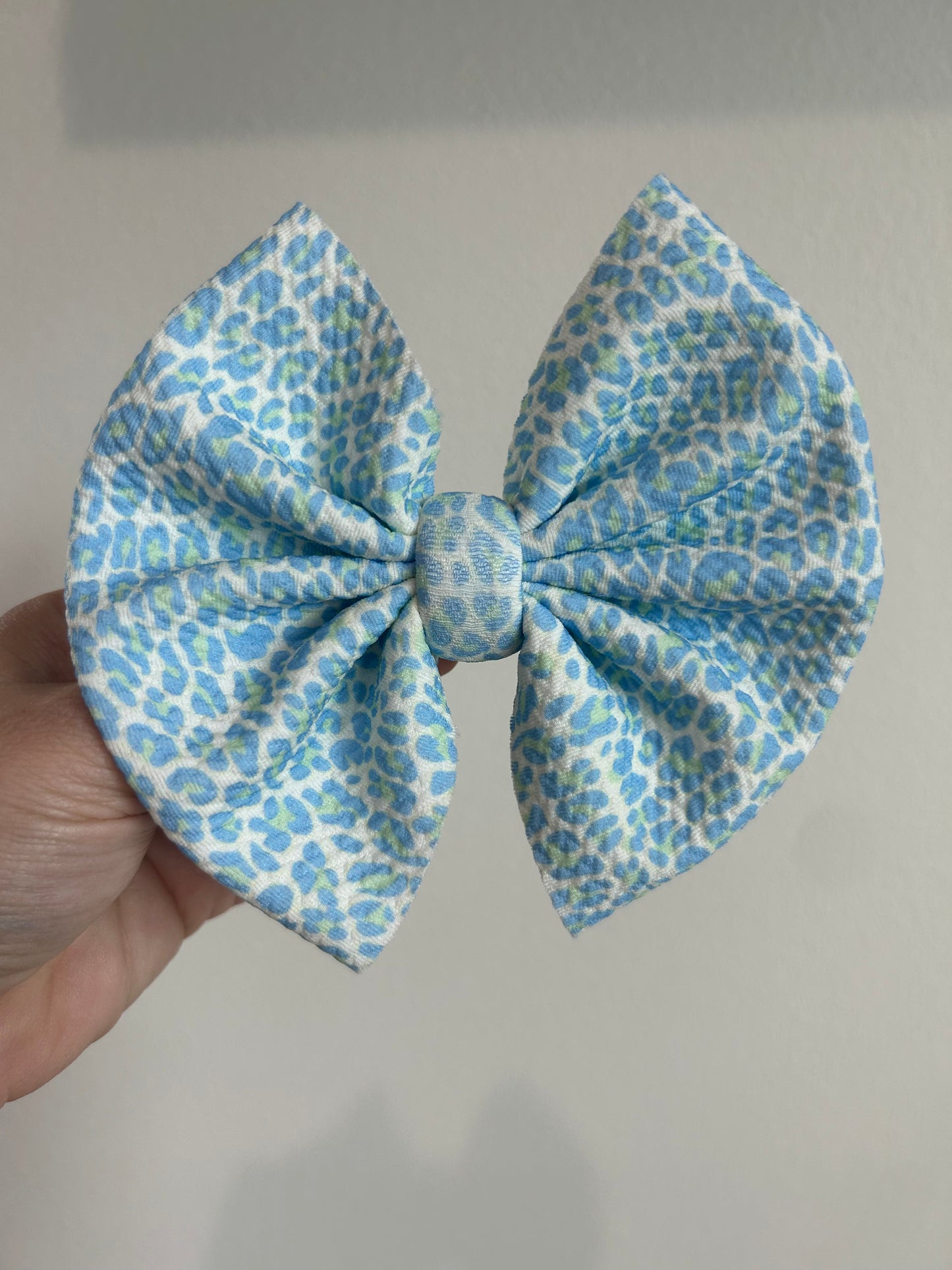 BIG CLIP - BLUE CHEETAH
