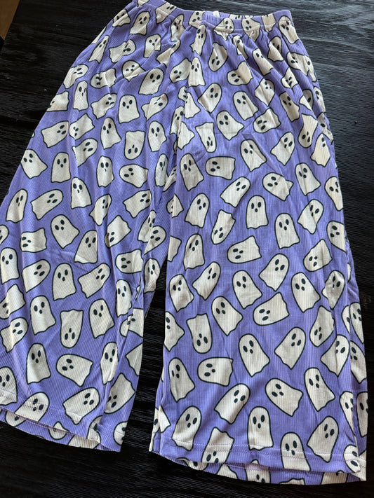 PURPLE GHOST LOUNGE PANTS