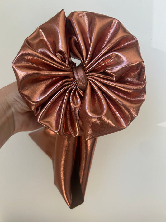 BABY MESSY BOW - BRONZE FOIL