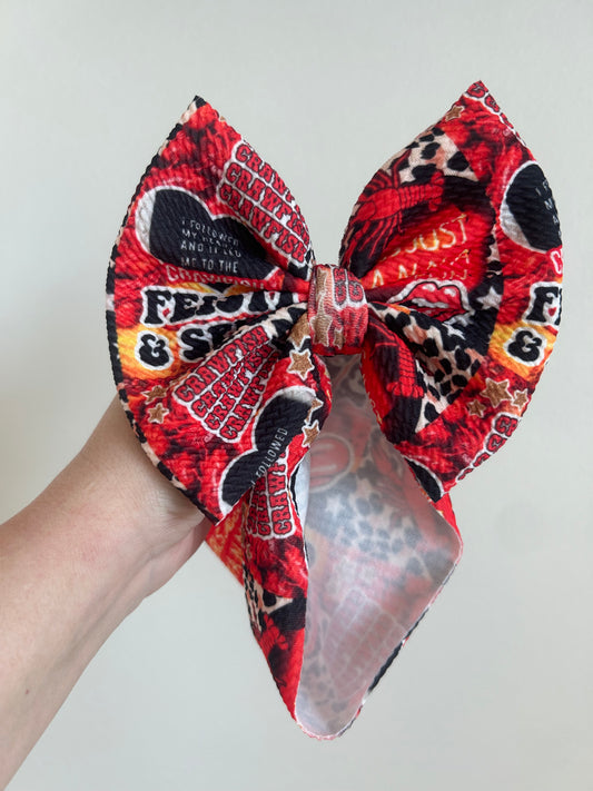 TODDLER REGULAR BOW WRAP - CRAWFISH