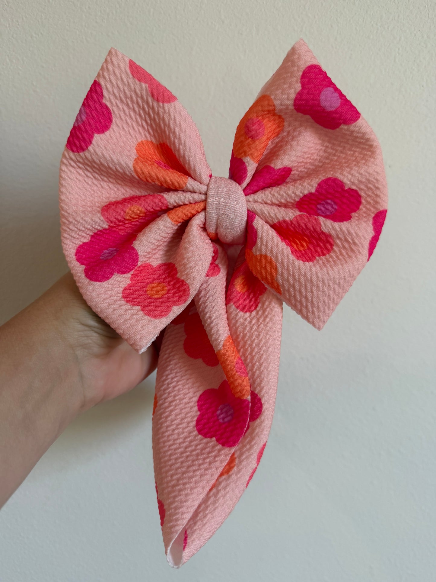 BABY REGULAR- CORAL PINK FLOWERS