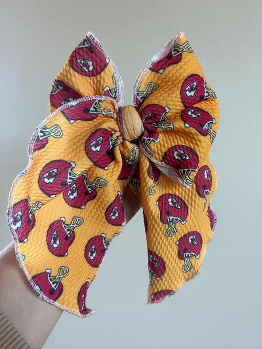 SAILOR BOW - READY TO SHIP - CHIEFS HELMETS