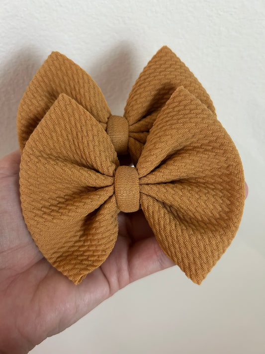 PIGGIE CLIPS - SOLID MUSTARD