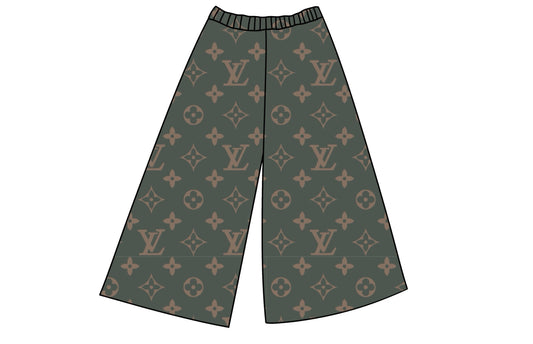 LOUNGE PANTS - DARK GREEN BOUJEE