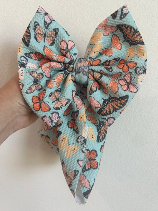 BABY REGULAR- TURQUOISE BUTTERFLIES