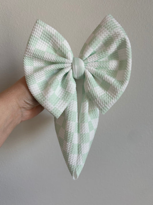 BABY REGULAR- SPRING CHECKERED - GREEN