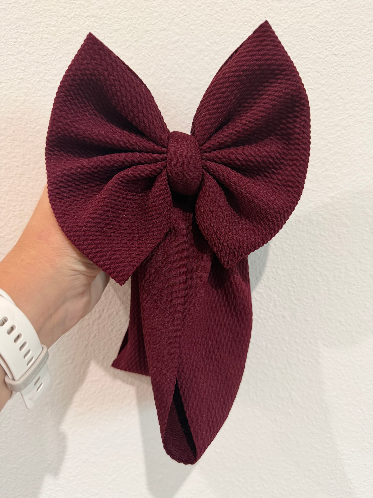 BOW - SOLID MAROON