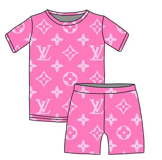 BAMBOO JAMMIES - READY TO SHIP - PINK BOUJEE