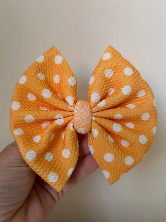 BIG CLIP - DOTS YELLOW