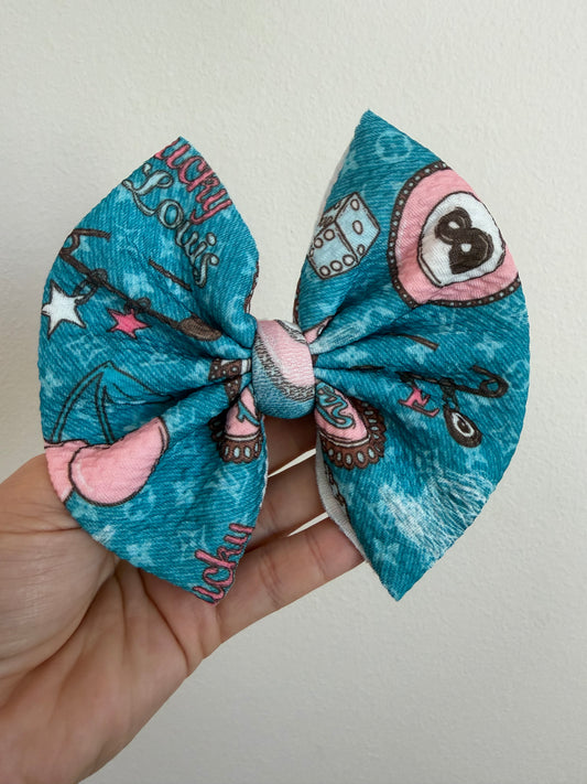BIG CLIP BOW - BOUJEE DENIM