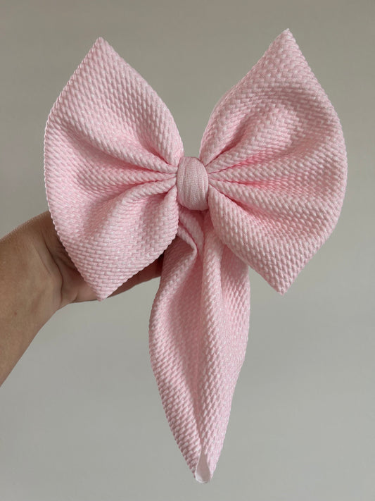TODDLER REGULAR BOW WRAP - PINK SPECS
