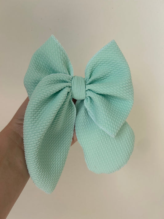 SAILOR BOW - SPRING SOLID - MINT GREEN