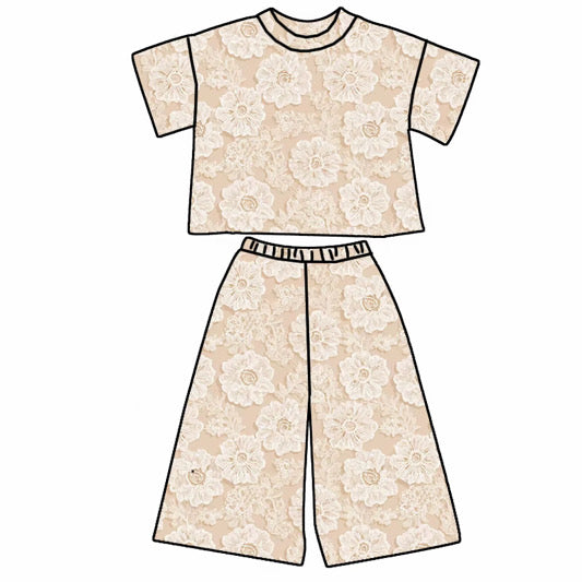 PRE ORDER - LOUNGE SET - IVORY LACE
