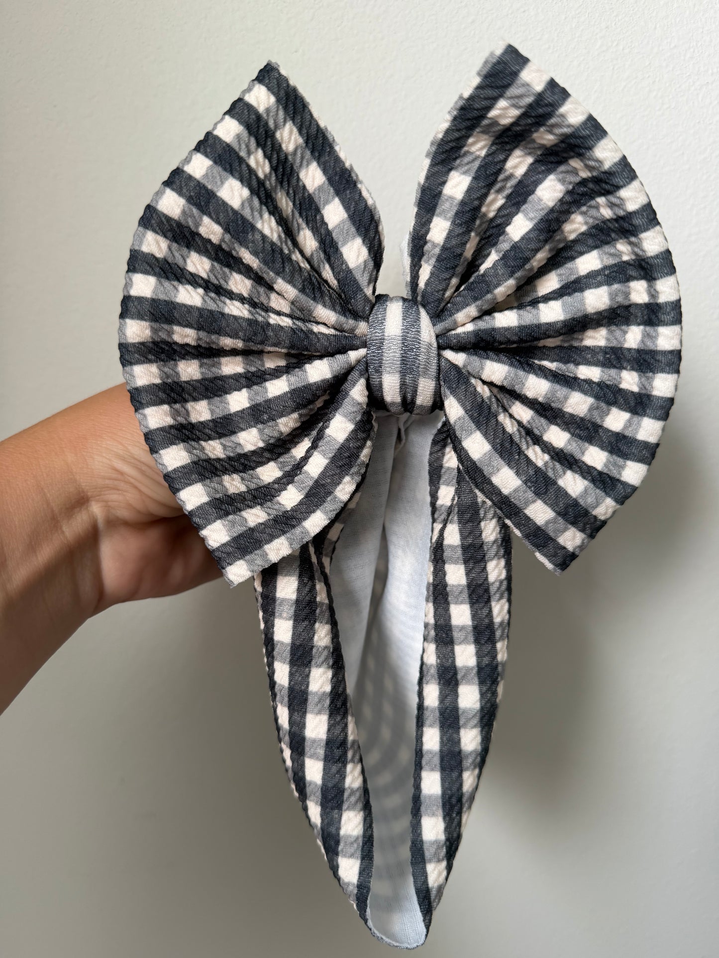BABY REGULAR - BLACK GINGHAM