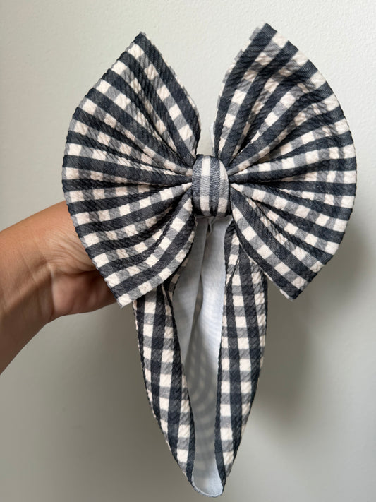 BABY REGULAR - BLACK GINGHAM