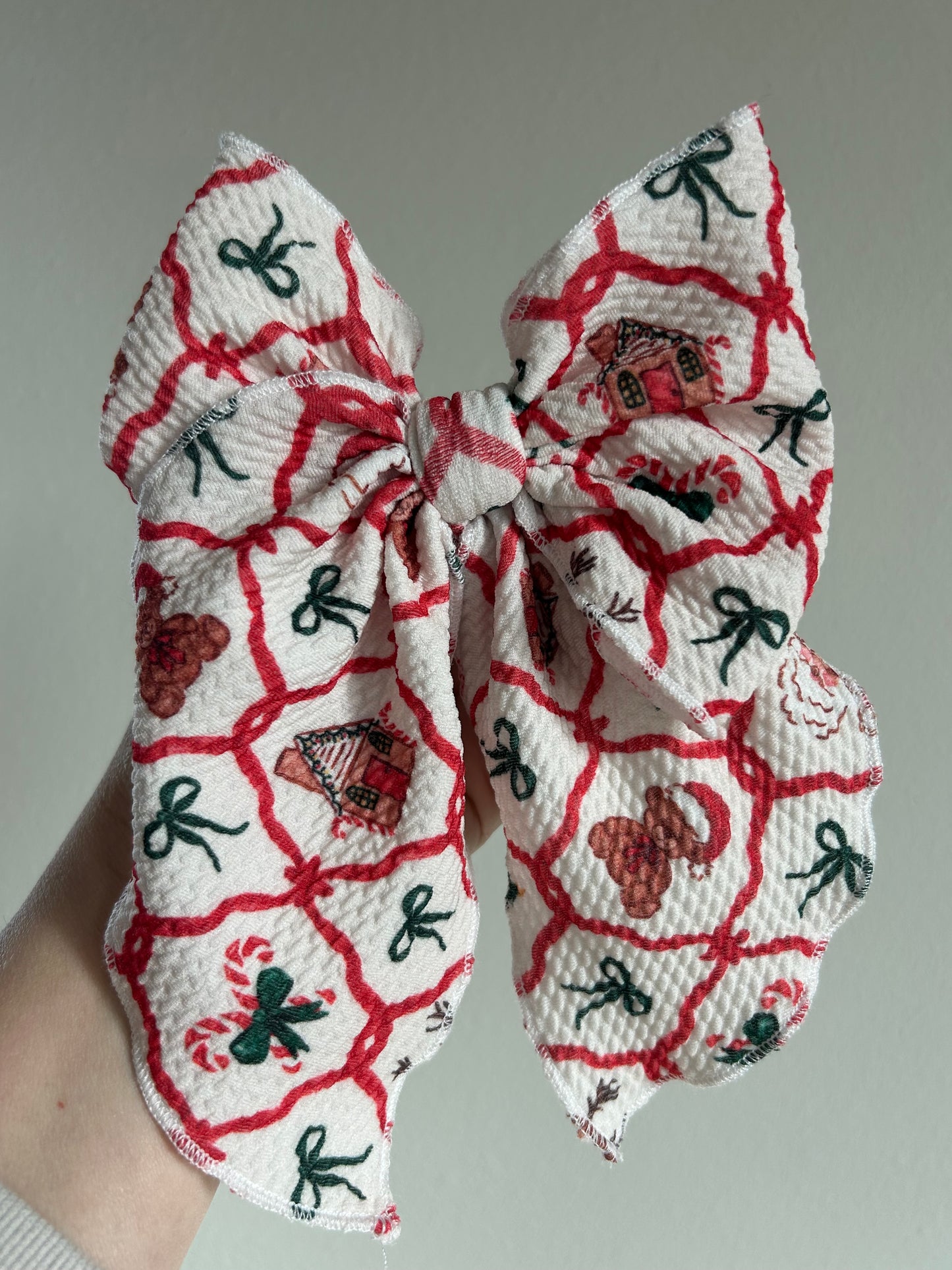 SAILOR BOW - READY TO SHIP - CLASSIC CHRISTMAS