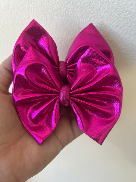 PIGGIE CLIPS - HOT PINK FOIL