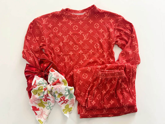 CHRISTMAS PRE ORDER - LOUNGE SET - BOUJEE STRAWBERRY