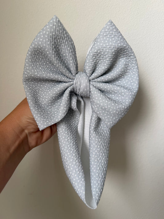 BABY REGULAR- DITZY DOT - LIGHT GREY