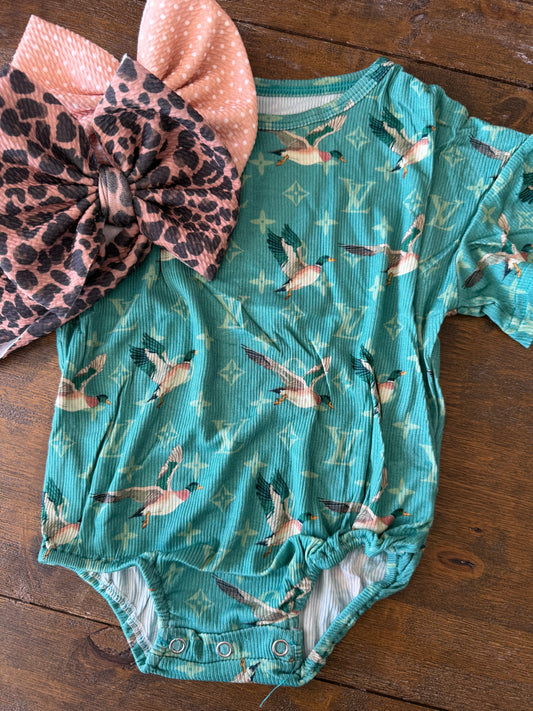 BUBBLE ROMPER - DUCKS