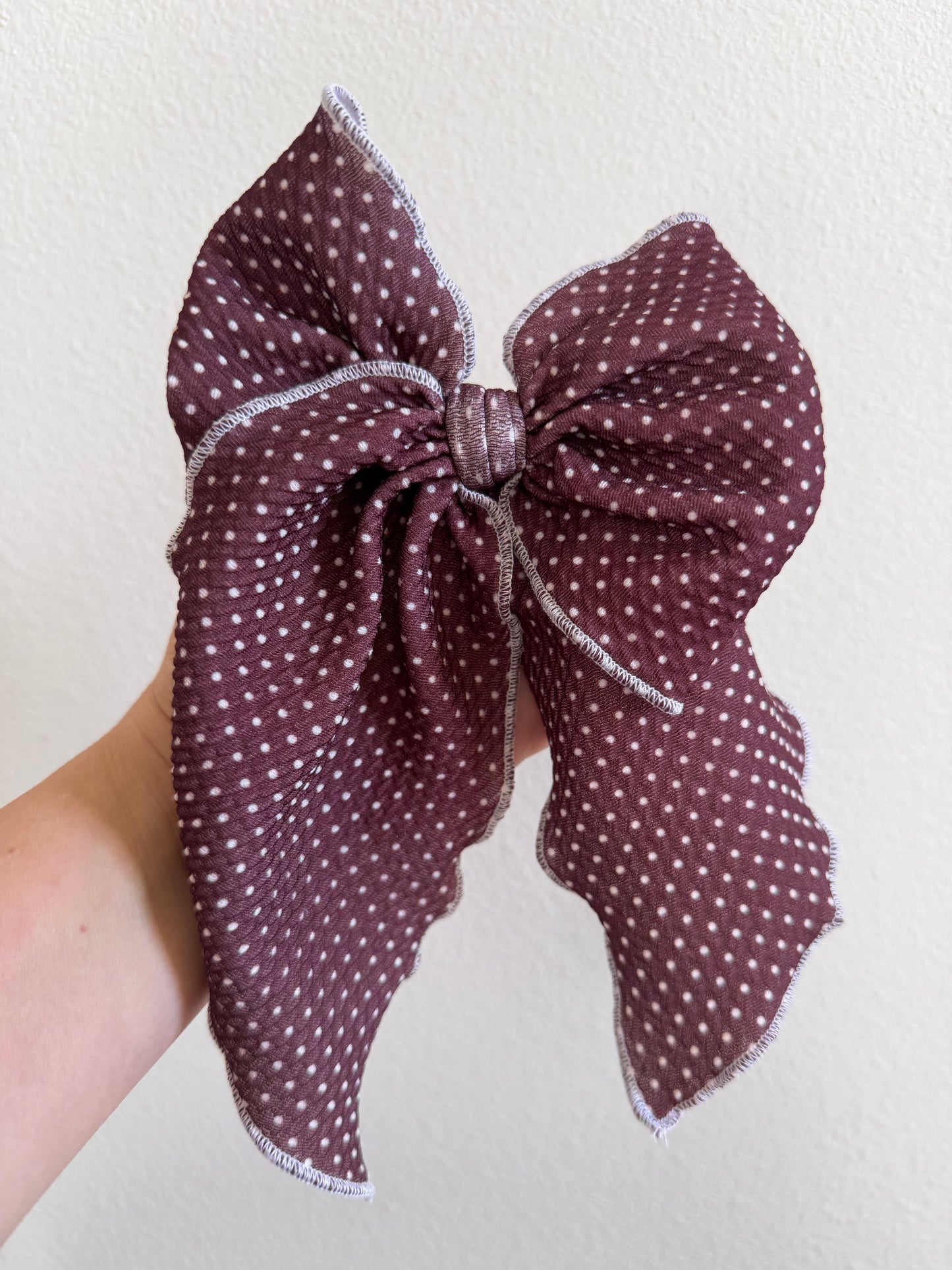SAILOR - MAROON DOTS