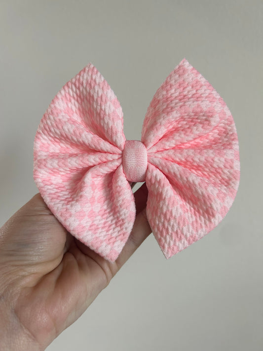 BIG CLIP - PINK/PINK CHECKERED (PINK DROP)