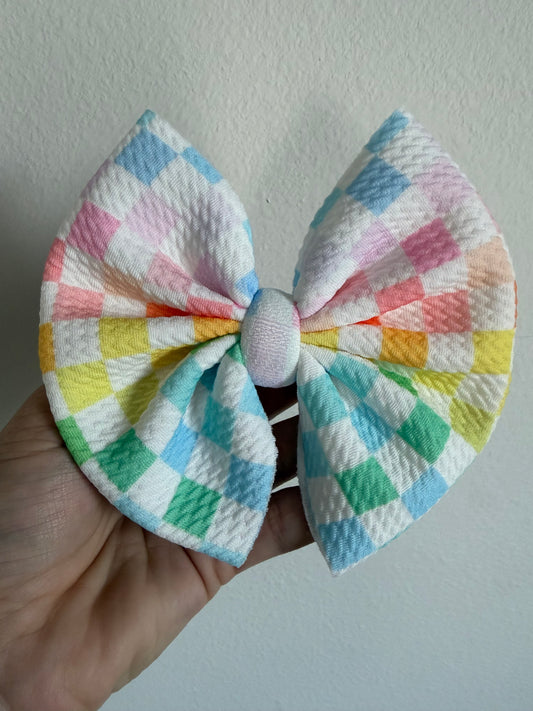 BIG CLIP - SUMMER CHECKERED