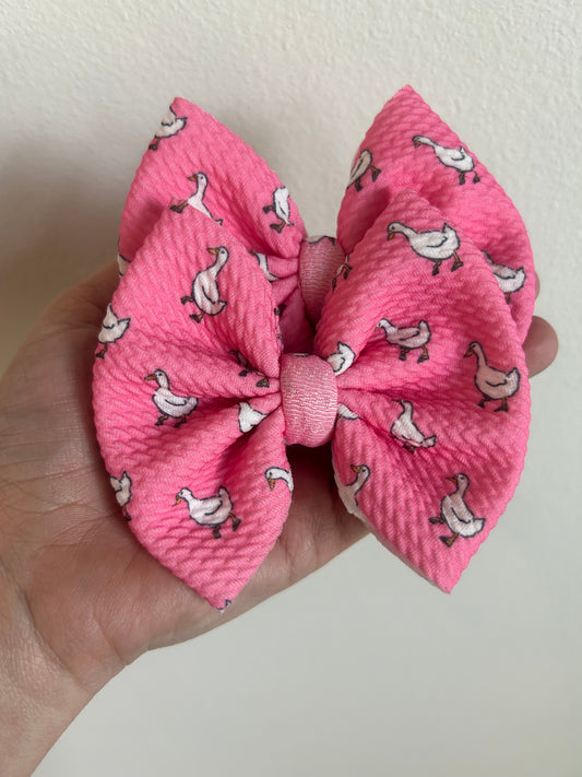 PIGGIE CLIPS - PINK GOOSE