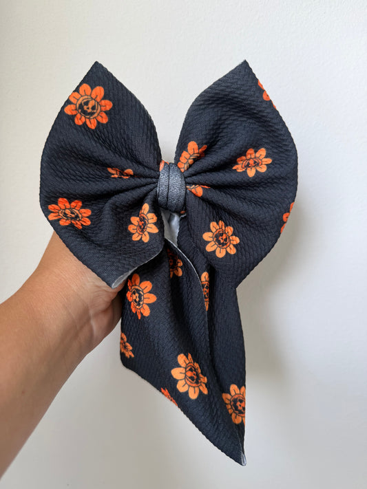 HALLOWEEN BOW - HAPPY PUMPKINS