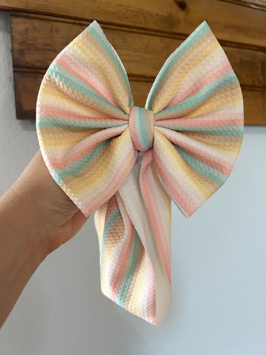 BOW -STRIPES WESTERN