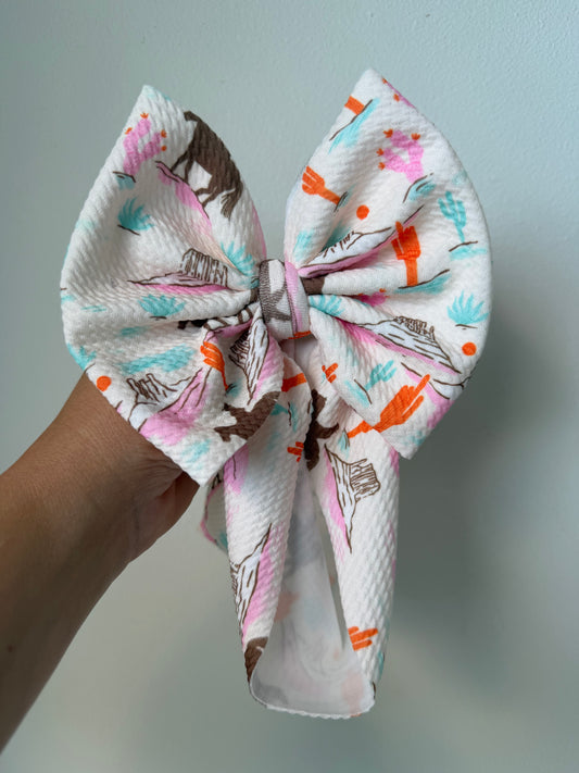 BABY REGULAR BOW- WESTERN COWBOY