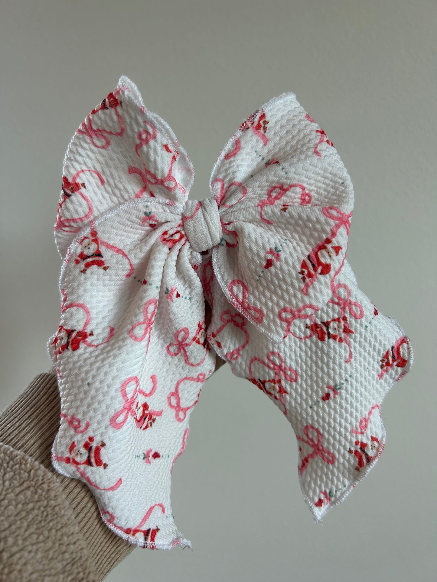 SAILOR BOW - READY TO SHIP - SANTA RIBBONS