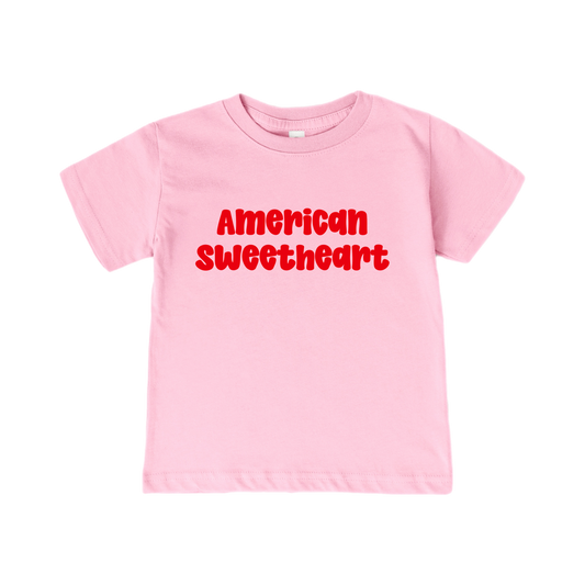 TEE - PINK AMERICAN SWEETHEART