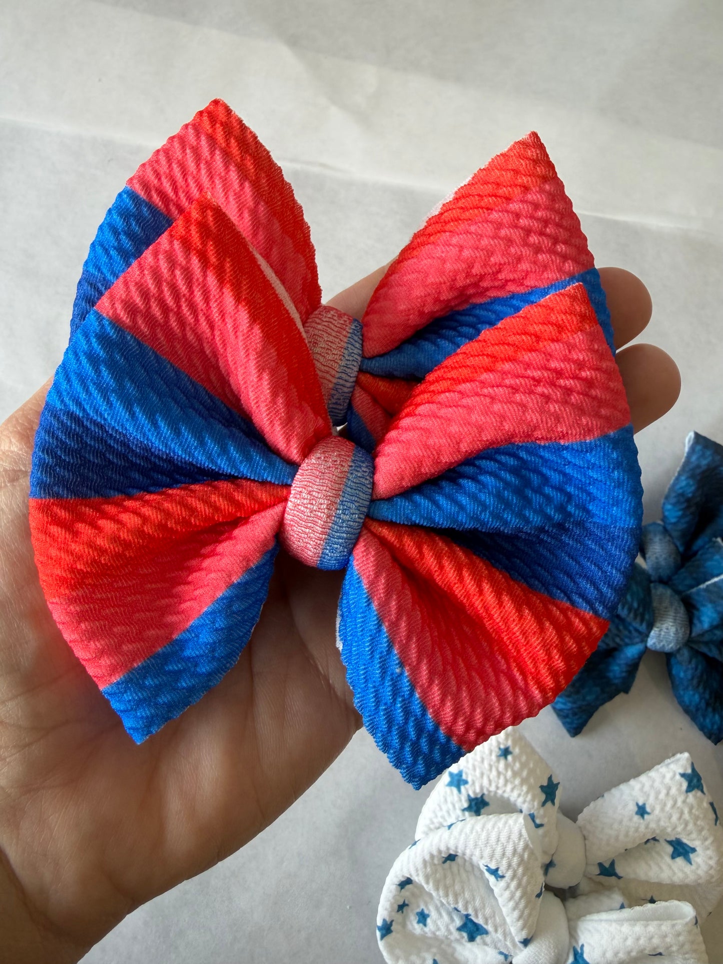 4TH OF JULY PIGGIES - RWB STRIPE