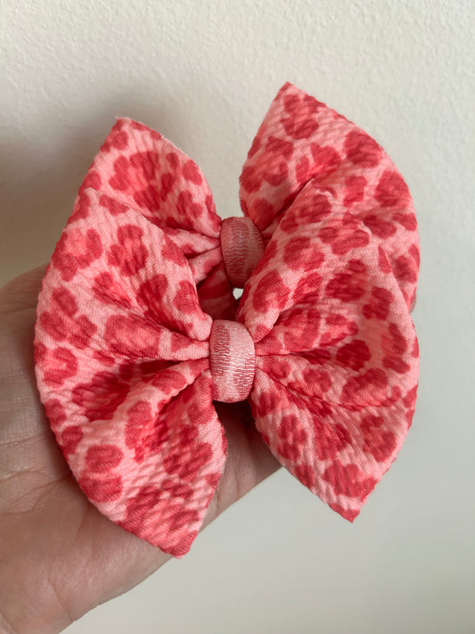 PIGGIE CLIPS -NEW PINK CHEETAH