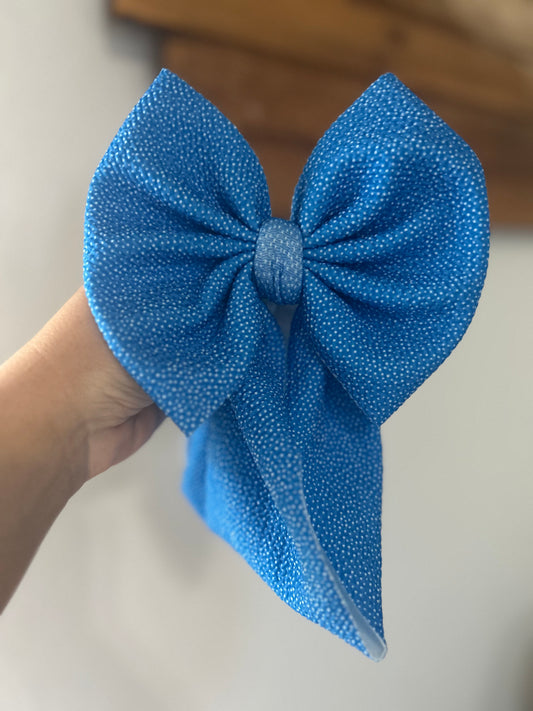 BOW - ROYAL BLUE SPECKS
