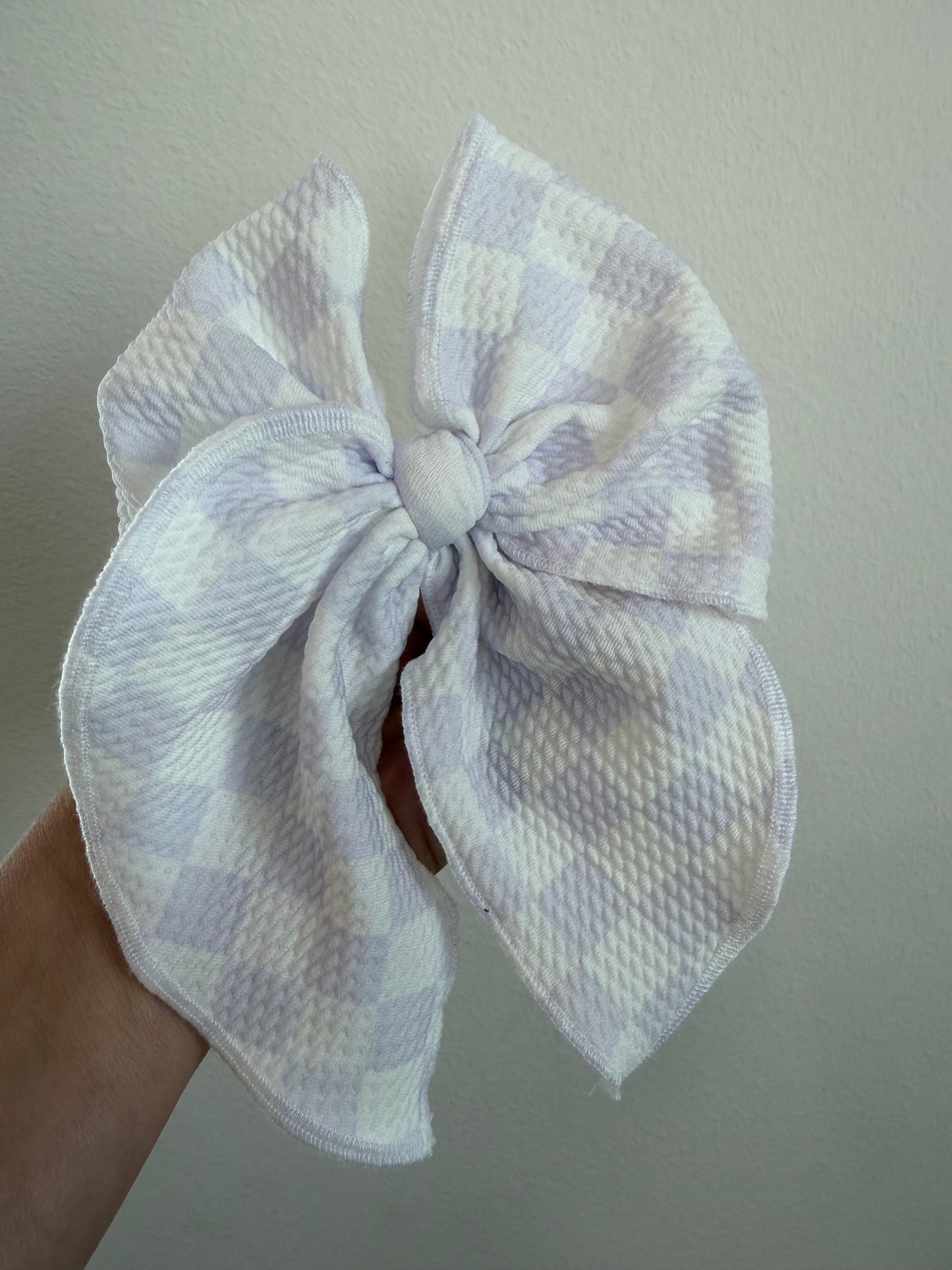 LIGHT PURPLE CHECKERED SAILOR