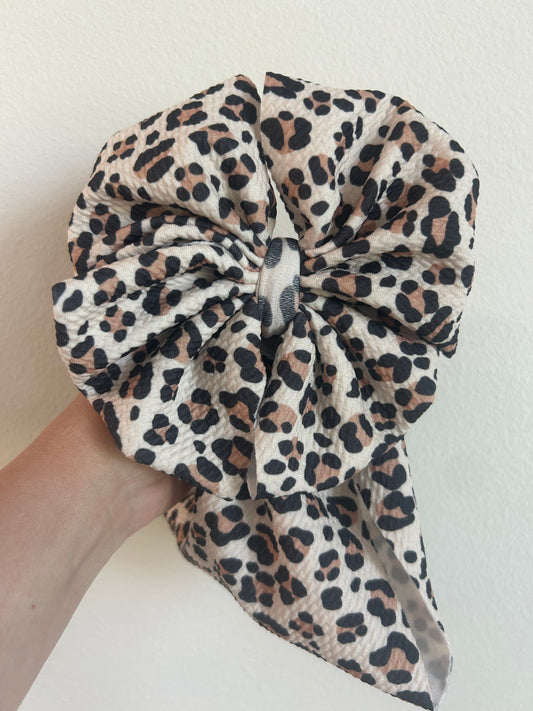 BABY MESSY BOW - ANOTHER CHEETAH