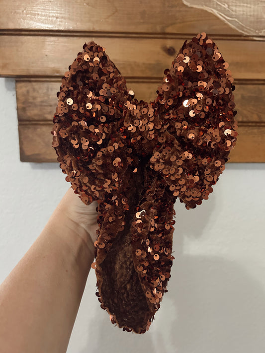 SEQUIN BOW - COPPER