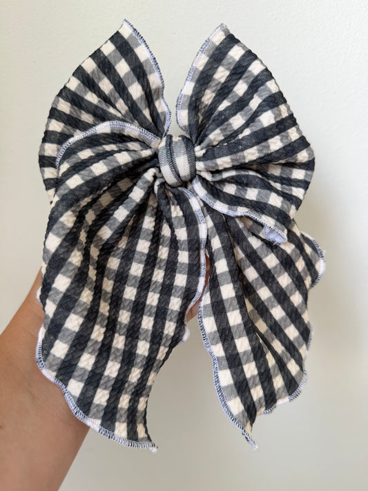 SAILOR - BLACK GINGHAM
