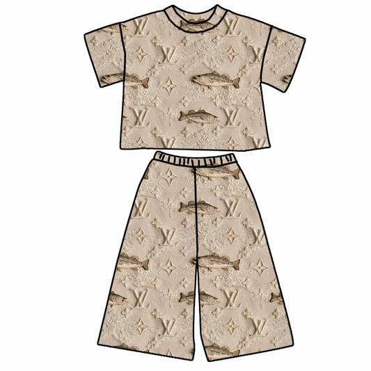 PRE ORDER - LOUNGE SET - BOUJEE FISH (IVORY)
