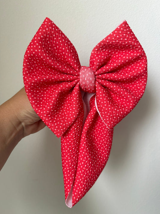 BABY REGULAR- DITZY DOT - RED