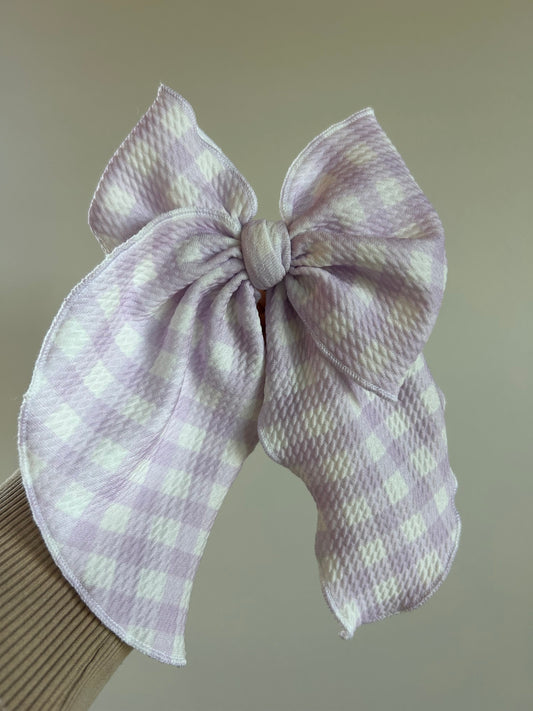 SAILOR BOW - READY TO SHIP - LAVI GINGHAM