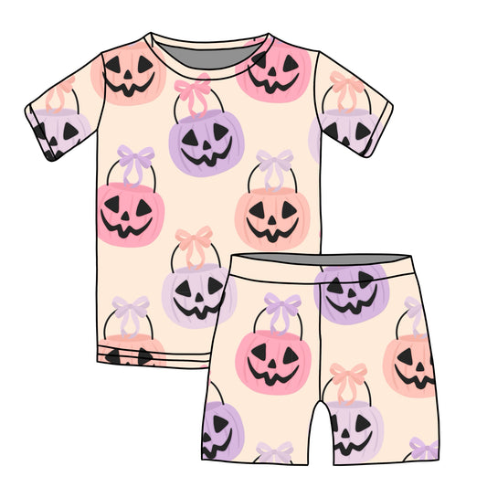 BAMBOO JAMMIES - GIRLY PUMPKINS