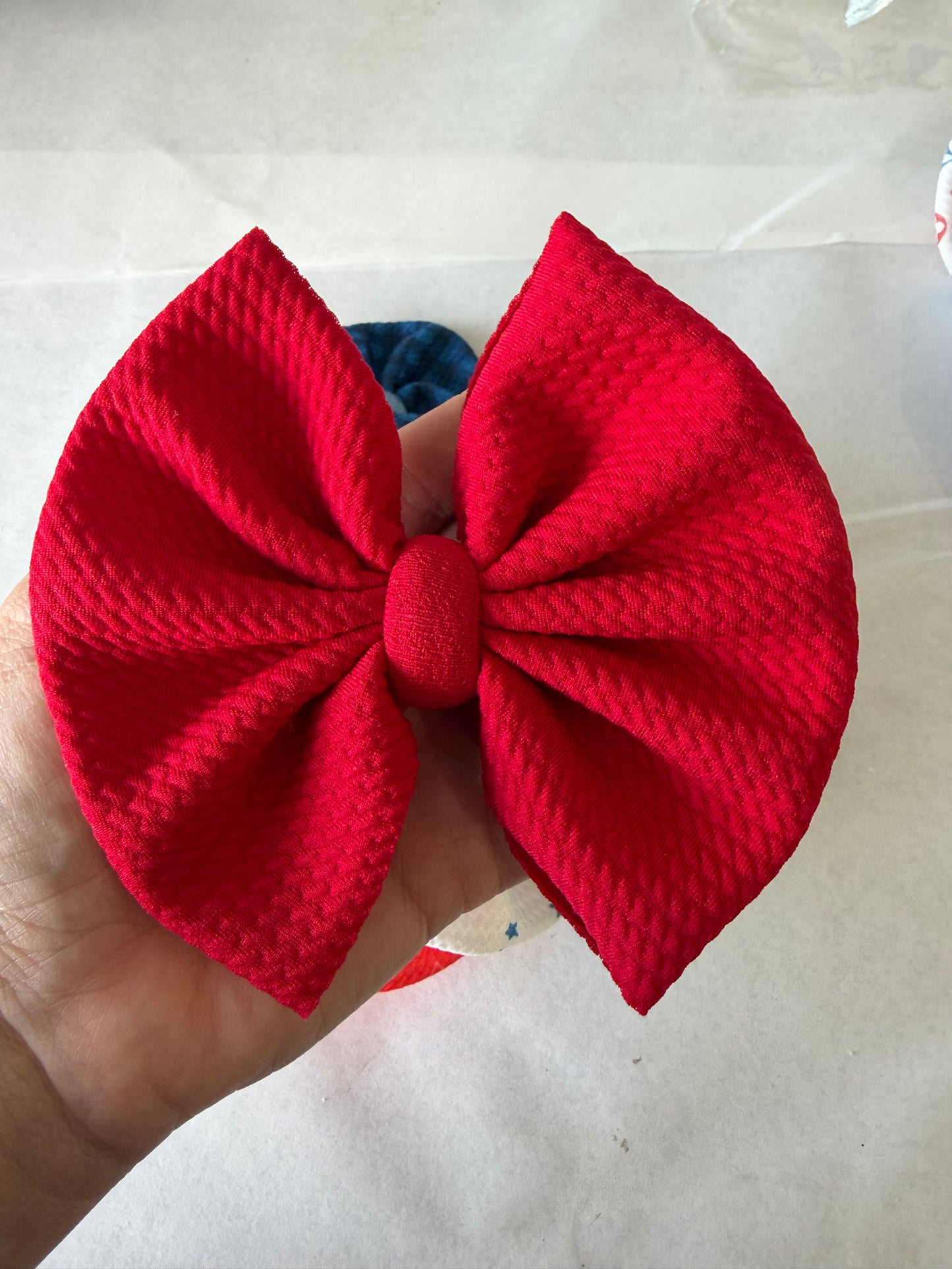 4TH OF JULY - BIG CLIP - SOLID RED