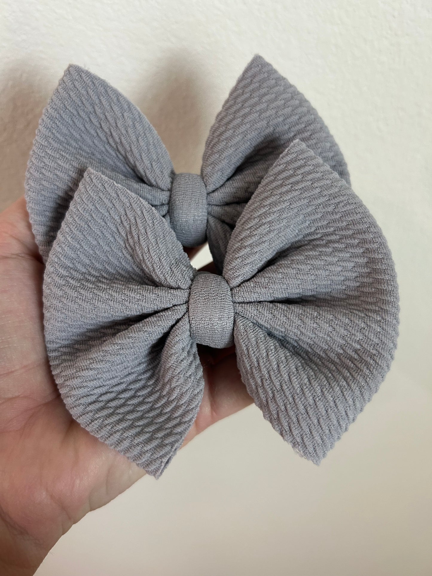 PIGGIE CLIPS - SOLID GRAY